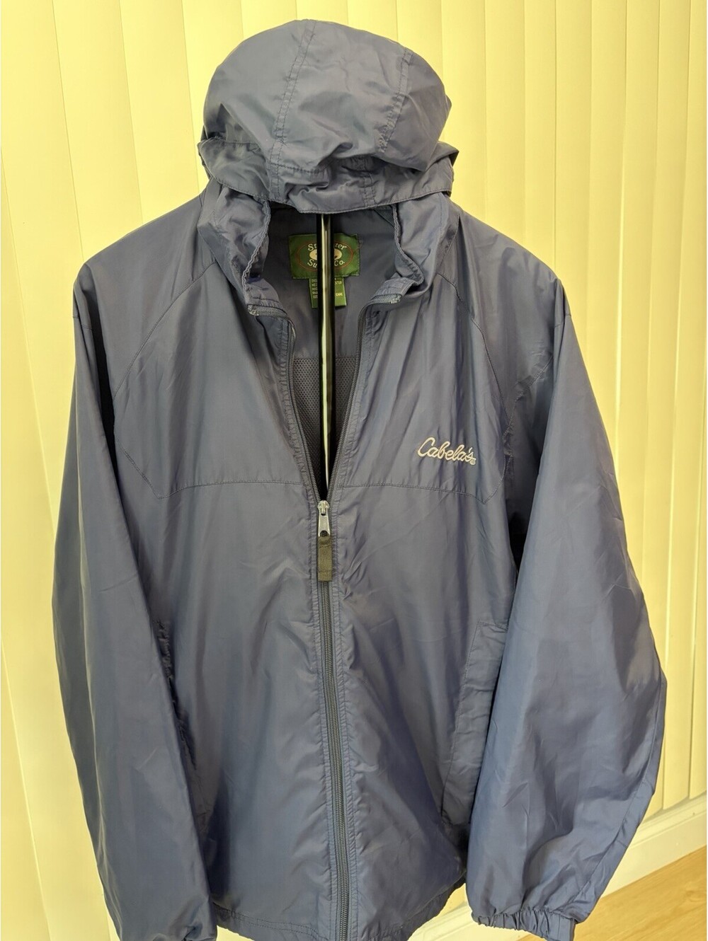 Classic Cabela's Outdoor Gear Hooded Jacket - Navi S - Vintage